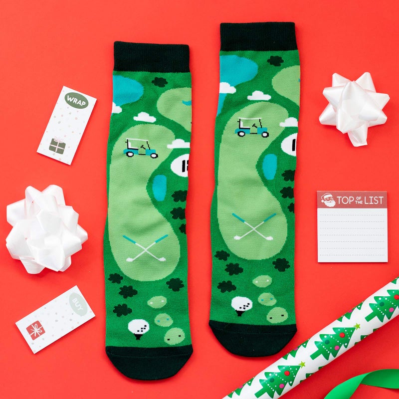 Lavley I'd Rather Be Golfing Socks â€“ Funny Gift for Golf Lovers â€“ Great for Dad, Husband, Grandpa, Brother, or Uncle â€“ Novelty Socks for Men â€“ One Size Fits Most - Image 5